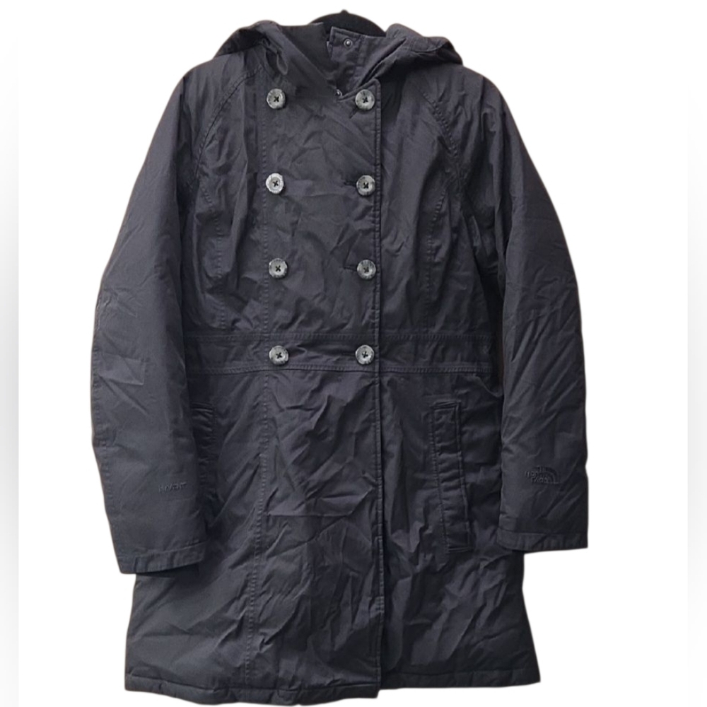 The North Face Charcoal Hooded Puffer Jacket